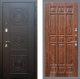 Входная металлическая Дверь Рекс (REX) 10 FL-33 орех тисненый в Можайске