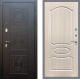 Входная металлическая Дверь Рекс (REX) 10 FL-128 Беленый дуб в Можайске