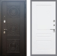 Входная металлическая Дверь Рекс (REX) 10 FL-243 Силк Сноу в Можайске