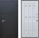 Входная металлическая Дверь Рекс (REX) 1A Черный Муар FL-33 Белый ясень в Можайске