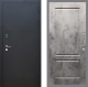 Входная металлическая Дверь Рекс (REX) 1A Черный Муар FL-117 Бетон темный в Можайске