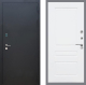 Входная металлическая Дверь Рекс (REX) 1A Черный Муар FL-243 Силк Сноу в Можайске