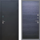 Входная металлическая Дверь Рекс (REX) 1A Черный Муар GL Дуб тангенальный черный в Можайске