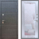 Входная металлическая Дверь Рекс (REX) 21 Зеркало Пастораль Сандал белый в Можайске