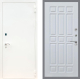 Дверь Рекс (REX) 1А Белая шагрень FL-33 Белый ясень
