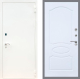 Дверь Рекс (REX) 1А Белая шагрень FL-128 Силк Сноу в Можайске