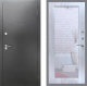 Входная металлическая Дверь Рекс (REX) Сити Зеркало Пастораль Сандал белый в Можайске