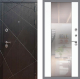 Входная металлическая Дверь Рекс (REX) 13 Венге СБ-16 Зеркало Силк Сноу в Можайске