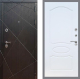 Входная металлическая Дверь Рекс (REX) 13 Венге FL-128 Белый ясень в Можайске