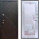 Входная металлическая Дверь Рекс (REX) 13 Венге Зеркало Пастораль Сандал белый в Можайске