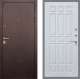 Входная металлическая Дверь Рекс (REX) Лайт 3К FL-33 Белый ясень в Можайске
