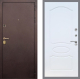 Входная металлическая Дверь Рекс (REX) Лайт 3К FL-128 Белый ясень в Можайске