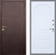 Входная металлическая Дверь Рекс (REX) Лайт 3К FL-128 Силк Сноу в Можайске