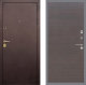 Входная металлическая Дверь Рекс (REX) Лайт 3К GL венге поперечный в Можайске