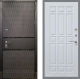 Входная металлическая Дверь Рекс (REX) 15 Черный Кварц FL-33 Белый ясень в Можайске