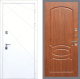 Входная металлическая Дверь Рекс (REX) 13 Силк Сноу FL-128 Морёная берёза в Можайске
