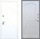 Входная металлическая Дверь Рекс (REX) 13 Силк Сноу FL-128 Лиственница беж в Можайске