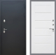 Входная металлическая Дверь Рекс (REX) 5 Черный Муар Сити Белый ясень в Можайске