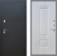 Входная металлическая Дверь Рекс (REX) 5 Черный Муар FL-2 Сандал белый в Можайске