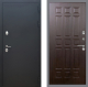 Входная металлическая Дверь Рекс (REX) 5 Черный Муар FL-33 Венге в Можайске