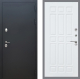 Входная металлическая Дверь Рекс (REX) 5 Черный Муар FL-33 Силк Сноу в Можайске