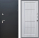 Входная металлическая Дверь Рекс (REX) 5 Черный Муар FL-39 Сандал белый в Можайске