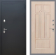 Входная металлическая Дверь Рекс (REX) 5 Черный Муар FL-58 Беленый дуб в Можайске