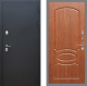 Входная металлическая Дверь Рекс (REX) 5 Черный Муар FL-128 Морёная берёза в Можайске