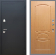 Входная металлическая Дверь Рекс (REX) 5 Черный Муар FL-128 Дуб в Можайске