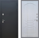 Входная металлическая Дверь Рекс (REX) 5 Черный Муар FL-128 Сандал белый в Можайске