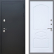 Входная металлическая Дверь Рекс (REX) 5 Черный Муар FL-128 Силк Сноу в Можайске