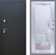 Входная металлическая Дверь Рекс (REX) 5 Черный Муар Зеркало Пастораль Сандал белый в Можайске