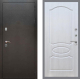 Входная металлическая Дверь Рекс (REX) 5 Серебро Антик FL-128 Лиственница беж в Можайске