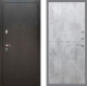 Входная металлическая Дверь Рекс (REX) 5 Серебро Антик FL-290 Бетон светлый в Можайске