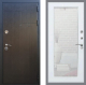 Входная металлическая Дверь Рекс (REX) Премиум-246 Зеркало Пастораль Белый ясень в Можайске
