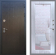 Входная металлическая Дверь Рекс (REX) Премиум-246 Зеркало Пастораль Сандал белый в Можайске