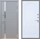 Входная металлическая Дверь Рекс (REX) 24 FL-128 Силк Сноу в Можайске