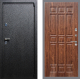 Входная металлическая Дверь Рекс (REX) 3 FL-33 орех тисненый в Можайске