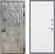 Входная металлическая Дверь Рекс (REX) 23 FL-243 Силк Сноу в Можайске