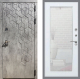 Входная металлическая Дверь Рекс (REX) 23 Зеркало Пастораль Белый ясень в Можайске