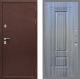 Входная металлическая Дверь Рекс (REX) 5 металл 3 мм FL-2 Сандал грей в Можайске