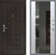 Входная металлическая Дверь Рекс (REX) Сенатор Cisa СБ-16 Зеркало Белый ясень в Можайске