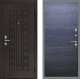 Входная металлическая Дверь Рекс (REX) Сенатор Cisa GL Дуб тангенальный черный в Можайске