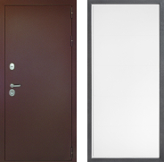 Дверь Дверной континент Рубикон Медь Дизайн ФЛ-649 Белый софт