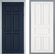 Дверь Заводские двери Стокгольм Уругвай Белый софт 860х2050 мм