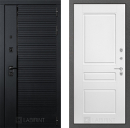 Дверь Лабиринт (LABIRINT) Piano 03 Белый софт 860х2050 мм