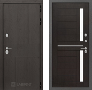 Дверь Лабиринт (LABIRINT) Urban 02 Венге 860х2050 мм