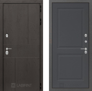 Дверь Лабиринт (LABIRINT) Urban 11 Графит софт 860х2050 мм
