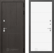 Дверь Лабиринт (LABIRINT) Urban 13 Белый софт 860х2050 мм