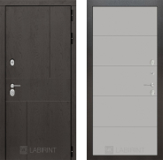 Дверь Лабиринт (LABIRINT) Urban 13 Грей софт 860х2050 мм
